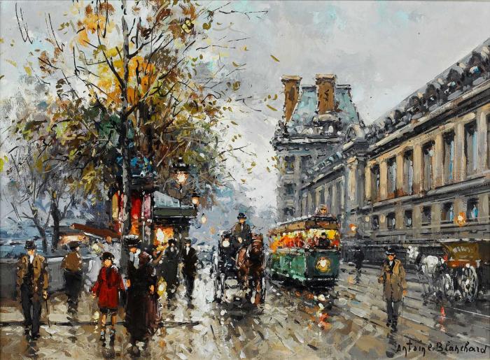 A stormy day in Paris