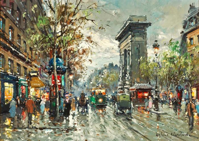 A view of Porte St Denis