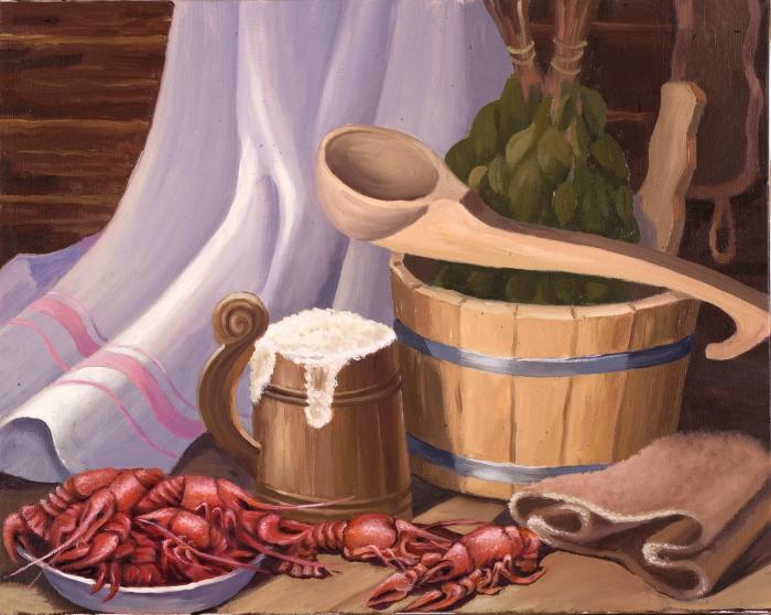 Банный натюрморт с раками