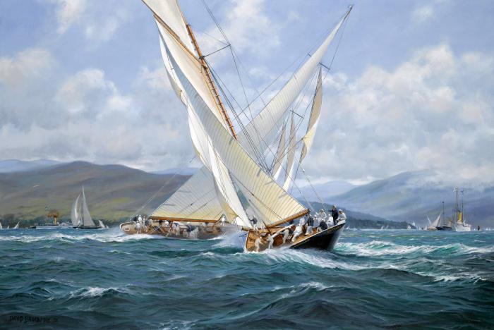 Britannia Racing in the Clyde