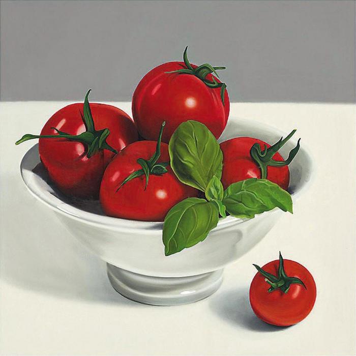 Чашкас помидорами и мятой