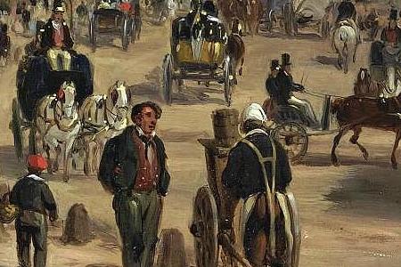 Фрагмент A BOULEVARD IN PARIS