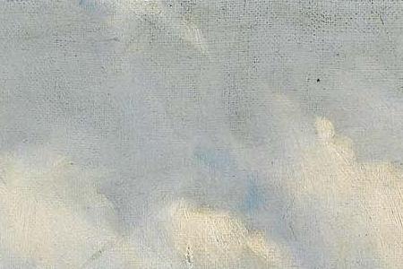 Фрагмент A cruiser and her escort leaving Gibraltar