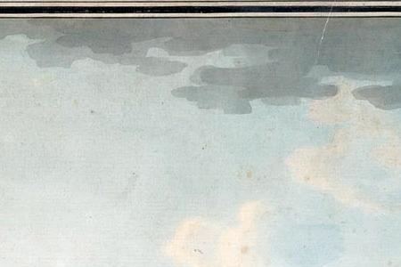 Фрагмент A HAND-COLOURED ENGRAVING OF ST. PETERSBURG