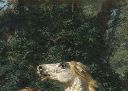 Фрагмент A HERD OF HORSES