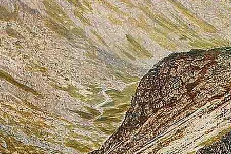 Фрагмент A Mountain Road Flood Time Honister