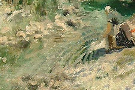 Фрагмент A Provencal landscape