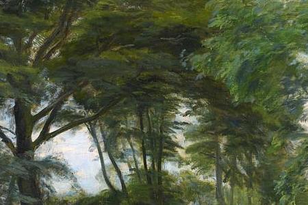 Фрагмент A river landscape