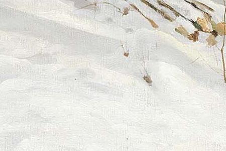 Фрагмент A SUNLIT WOODLAND UNDER SNOW