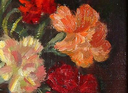 Фрагмент A Vase of Carnations