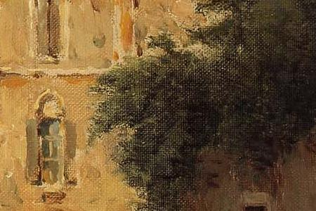 Фрагмент A Venetian canal