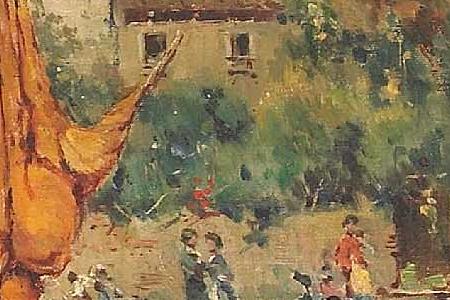 Фрагмент A view of a canal in Venice