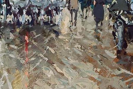 Фрагмент A view of Porte Saint Martin