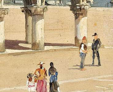 Фрагмент A VIEW OF SAN MARCO\