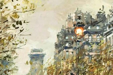 Фрагмент A view of the Porte de Saint Denis