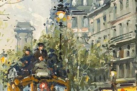 Фрагмент A view of the Porte de Saint Denis