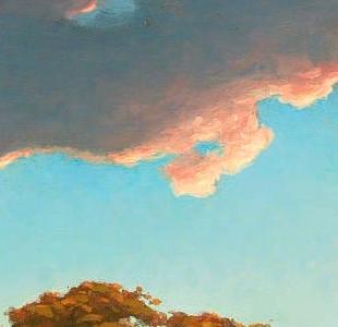 Фрагмент A woodland lake