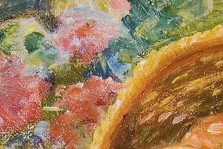 Фрагмент Алма-Атинские яблоки.1937.