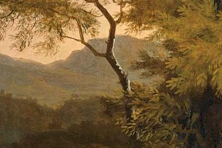 Фрагмент AN EXTENSIVE WOODED RIVER