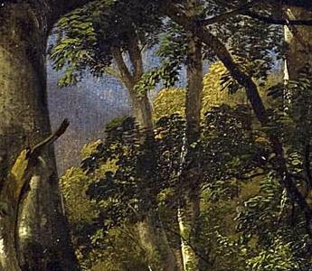 Фрагмент Arbres um 1850