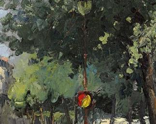 Фрагмент Au bord de la Seine