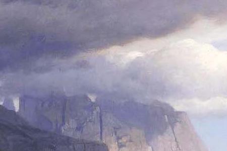 Фрагмент AUF DEM WEG NACH ROSENLAUI BERNER OBERLAND