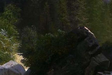 Фрагмент AUF DEM WEG NACH ROSENLAUI BERNER OBERLAND