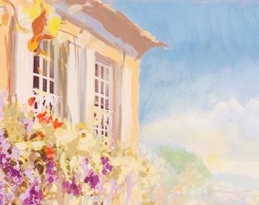 Фрагмент Балкон с видом на море