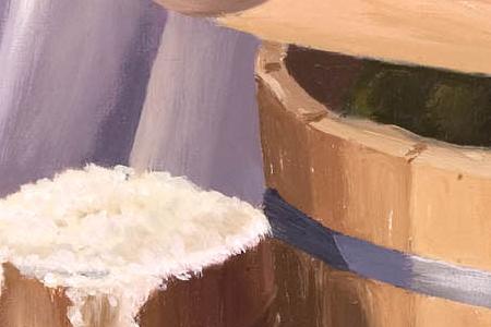 Фрагмент Банный натюрморт с раками