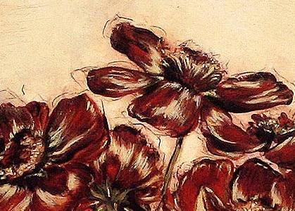 Фрагмент Баночка "Sugar extra fine" с цветами