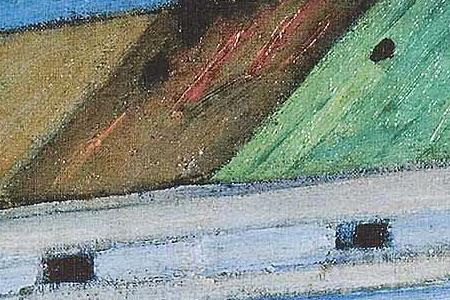 Фрагмент Базар в Костроме.1909.