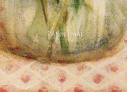 Фрагмент Белые лилии ы банке