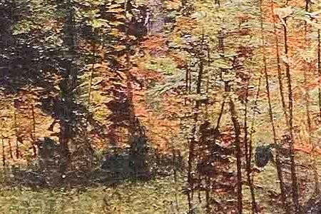 Фрагмент Березовая роща.