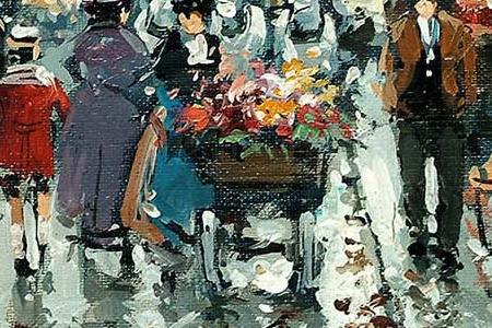 Фрагмент Beside the Madeleinesigned