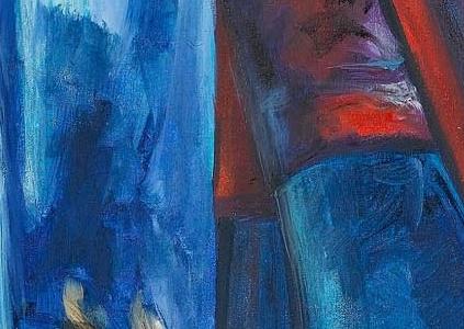 Фрагмент Blue Fisherwoman