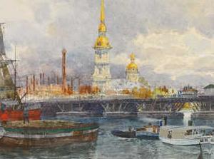 Фрагмент BOATS ON THE NEVA