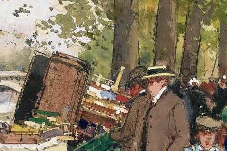 Фрагмент BOOK VENDORS ALONG THE QUAIS OF THE SEINE, PARIS