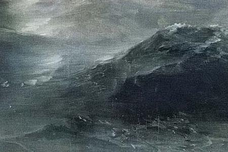 Фрагмент Бриг «Меркурий», атакованный двумя турецкими кораблями.1892.