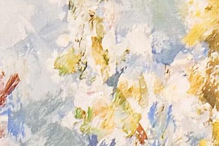 Фрагмент Букет полевых цветов. 1981.