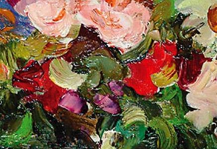 Фрагмент Букет полевых цветов