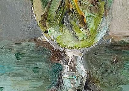 Фрагмент Букет роз в вазе