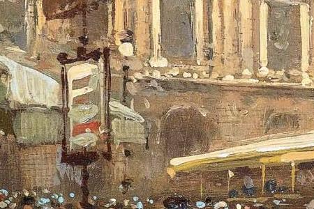 Фрагмент CAFE DE LA PAIX AND THE OPERA, PARIS