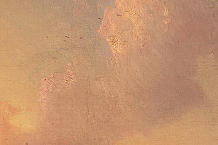 Фрагмент Camel-Cart at Sunset in a Coastal Landscape