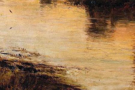 Фрагмент Castle from the tow path