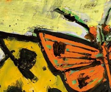 Фрагмент CLOWN AU PAPILLON ORANGE