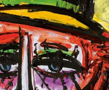 Фрагмент CLOWN AU PAPILLON ORANGE