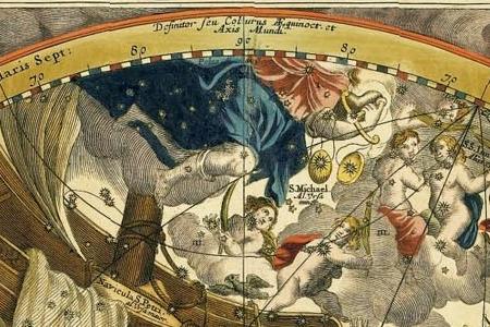 Фрагмент COELI STELLATI CHRISTIANI HAEMISPHAERIUM PRIUS AMSTERD