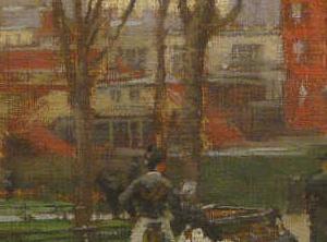 Фрагмент Cornoyer-ny-park-scene-unframed