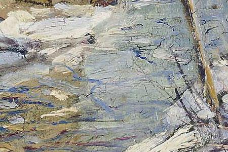 Фрагмент COVERED BRIDGE IN WINTER