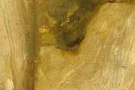 Фрагмент Дама на табурете